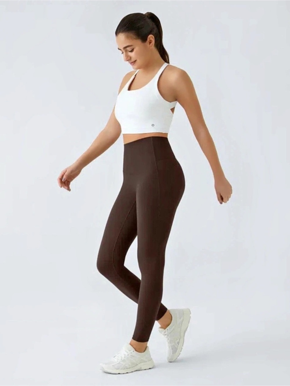 Halara UltraSculpt High Waisted Tummy Control Pocket Shaping Training Leggings 7